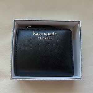 Kate Spade small L-zip bifold wallet
